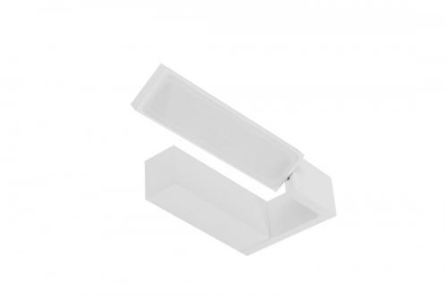 AZZARDO - LED Аплик влагозащетен IP44 бял Dalen AZ2960