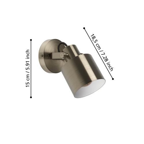 EGLO - spot luminaire 43817 SOUTHERY E27, 40W