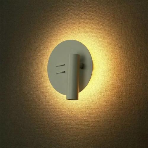 V-TAC - LED 3W+SMD 6W LED HOTEL SIDE LIGHT(WALL LAMP) COLORCODE:3000K-WHITE SKU: 211489 VT-2963-N