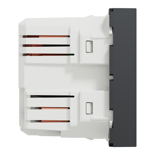 SCHNEIDER ELECTRIC - NU341854 double USB Type A  5V 2.4A antracite