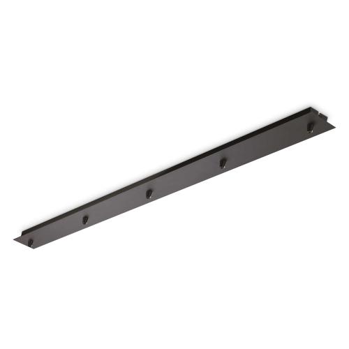 IDEAL LUX - ceiling cup 285702 ROSONE LINEARE 5 LUCI NERO