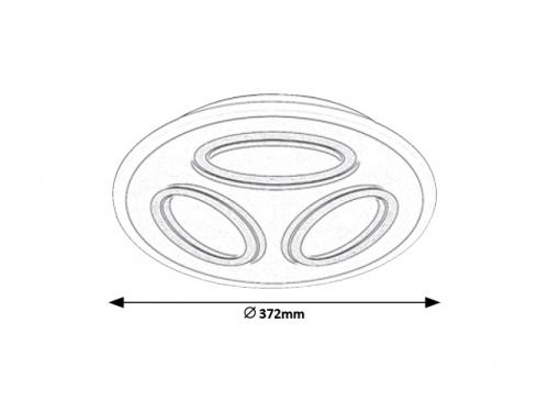 RABALUX - ceiling luminaire  ROCHELLE 6708