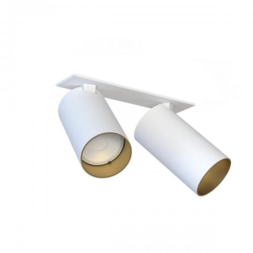 NOWODVORSKI - Soot lamp 7684 MONO SURFACE II WHITE/GOLD • GU10  2 х 10 W • IP20