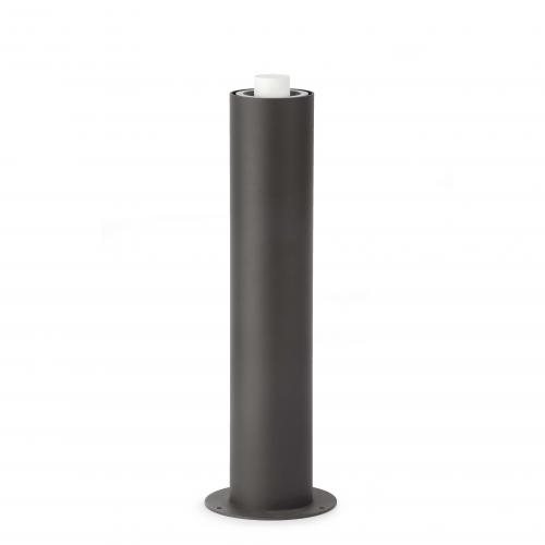 FARO - MOON-1 Dark grey post lamp structure to mistu/muffin/blub´s Ref.74434White shade Ref.7443 IP44