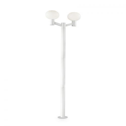 IDEAL LUX - Градински стълб  ARMONY PT2 Bianco 136158