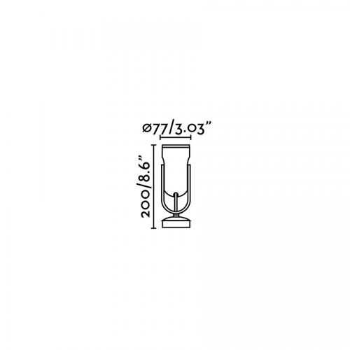 FARO - SLOT-1 Black projector lamp Ref.70035  IIP65