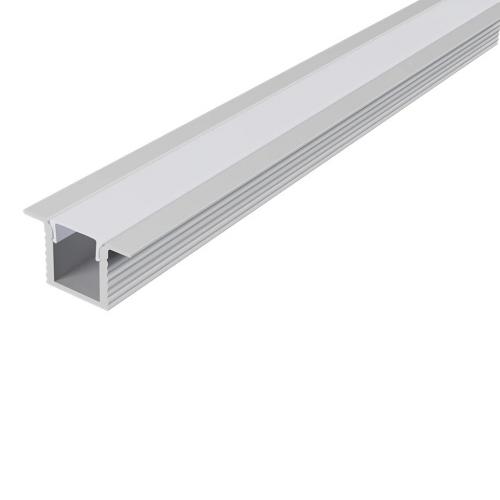 ACA LIGHTING - Алуминиев профил бял за лед лента за вграждане прав 2м.ERIN P189UW