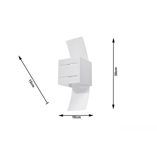 SOLLUX - Wall lamp Loreto white SL.0203