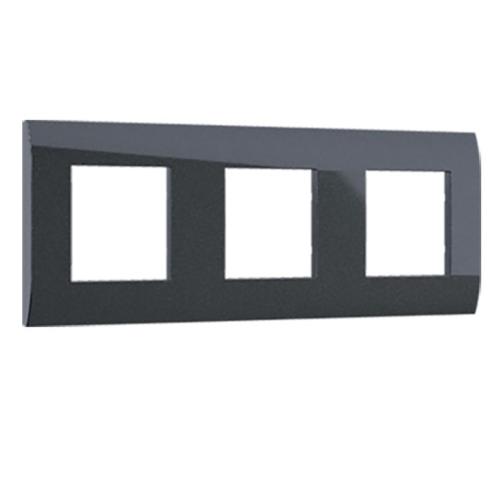 ACA LIGHTING - Рамка 3х2М немски стандарт MODYS Антрацит 10101433123