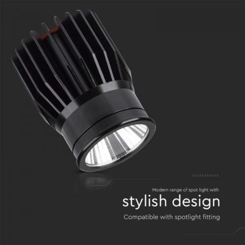 V-TAC - LED Aluminum Module 18W 6400K 1900lm 34° black SKU 10303