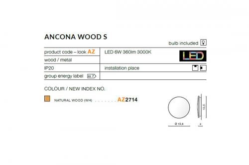 AZZARDO - Ancona Wood S AZ2714