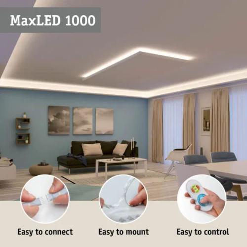 PAULMANN - 79814  MaxLED 1000 LED Strip Warm White Single Stripe 2.5m⚡ 29W⚡1100lm/m⚡2700K