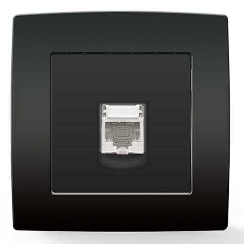 ELMARK - 193281 - COMPUTER SOCKET RJ45 CAT5E ANTHRACITE CITY 