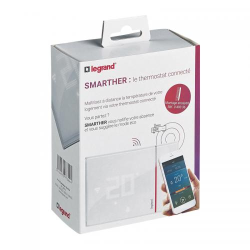 LEGRAND - 049036 Терморегулатор Legrand Смарт , Wi - Fi , програмируем, 3.6KW