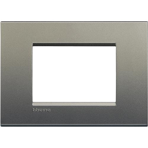 BTICINO - LNA4803AE Рамка 3М Avenue правоъгълна метална Livinglight
