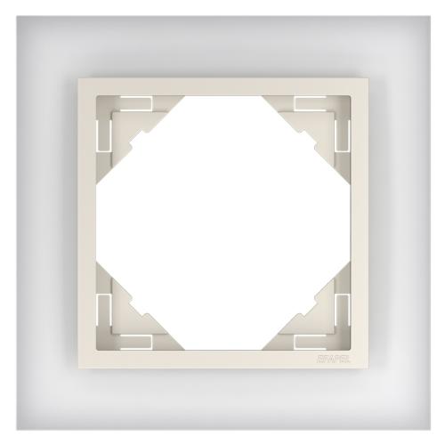 EFAPEL - SINGLE FRAME GLASS/PEARL 90910 TCP LOGUS 90 Crystal