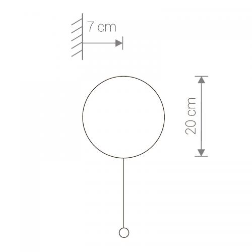 NOWODVORSKI - wall luminaire MINIMAL 9310