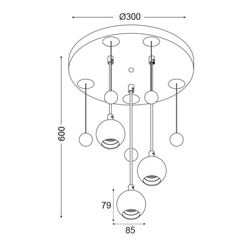 ACA LIGHTING -  BAMBINI LUMINAIRES  MD90523