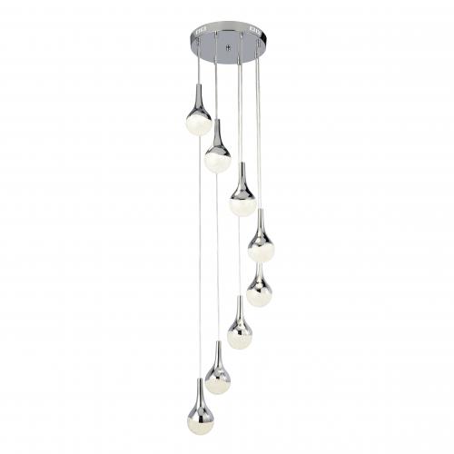 SEARCHLIGHT - Пендел WAVE TEARDROP 5878-8CC LED 45W, 2483lm, 4000K