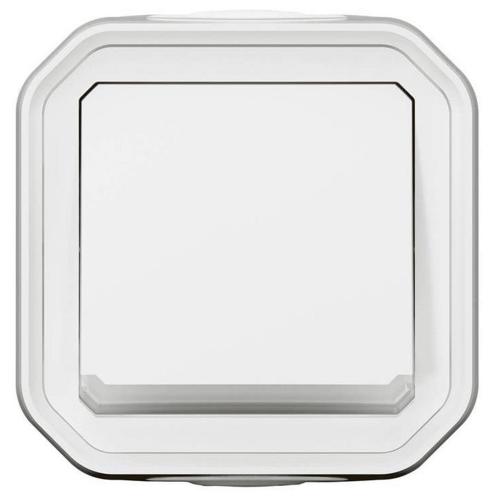LEGRAND - Button with backlight monobloc for flush mounting color White IP55 Plexo New 69823L