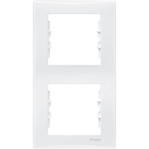 SCHNEIDER ELECTRIC - SDN5801121 Sedna - vertical 2-gang frame - white