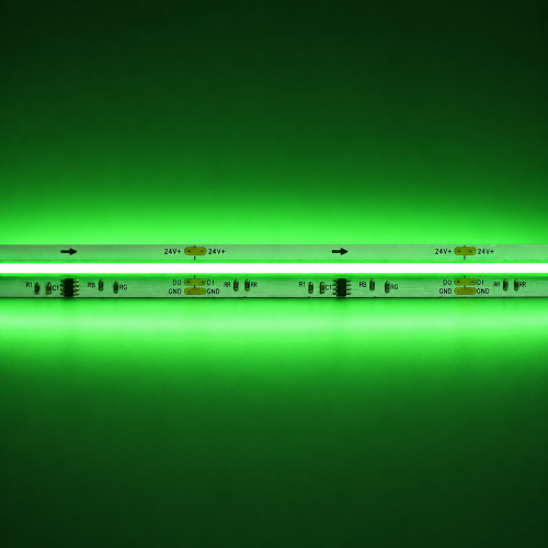 ACA LIGHTING - LED лента COB зелена 24VDC 10.5W/m 480LEDS/m IP20 8mm 24105CG