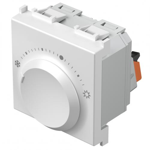 TEM - EM38MW Heating thermostat 5-30°C 230V max 2A 2M, color White matt, Modul