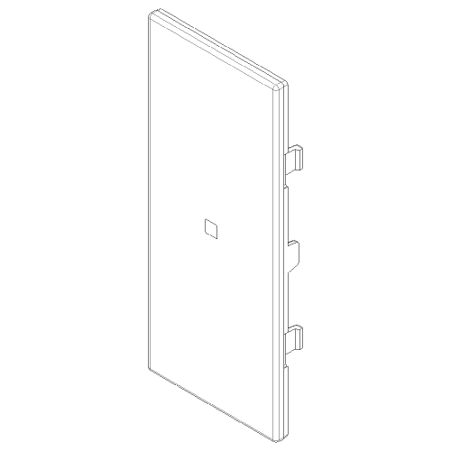VIMAR - 31000A.B Аксиален Лицев панел за механизъм с индикация 1М, бяло