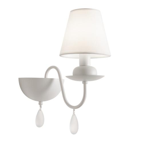 INCANTI - wall luminaire  ELIZEE  W1 01 01 AP 1X28W E14 MATT WHITE