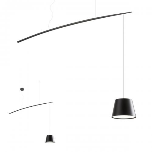 REDO GROUP - Пендел  LOLLI 01-1498  SU LED 1x7W 3000K BLACK