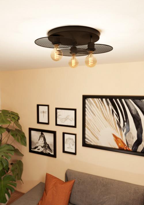 EGLO - ceiling luminaire  IKESTON 43728 E27, 3x40W