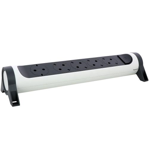 LEGRAND - 694546 Разклонител БЯЛ 5x2P+E без кабел Premium Legrand