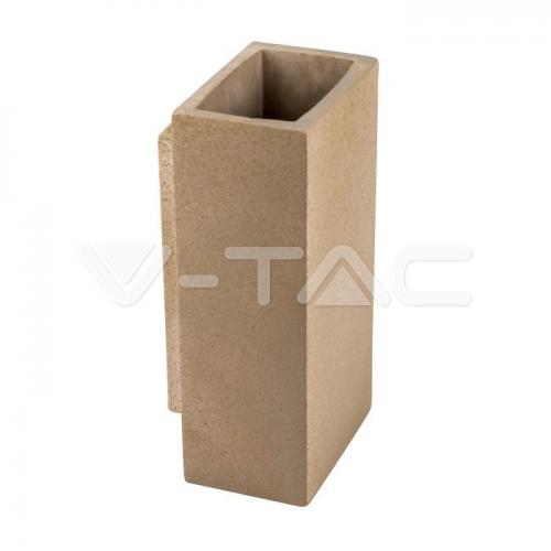 V-TAC - 2 x G9 LED Concrete Wall Lamp Light Grey SKU: 8695 VT-893