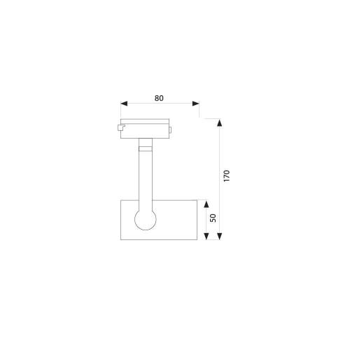 VIVALUX - Spot for track lighting EXEO TL901 - PAR30 - E27 - black VIV004057