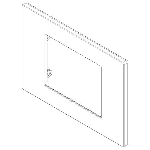 VIMAR - 30653.01 Total Look Cover Frame Linea canvas 3M