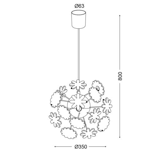 ACA LIGHTING -  BAMBINI LUMINAIRES  MD160224FLW