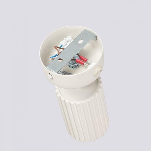 SOLLUX - Wall light beige KARBON with switch SL.1598 10W IP20 GU10
