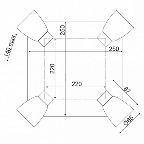 ACA LIGHTING - Спот GN544CWW