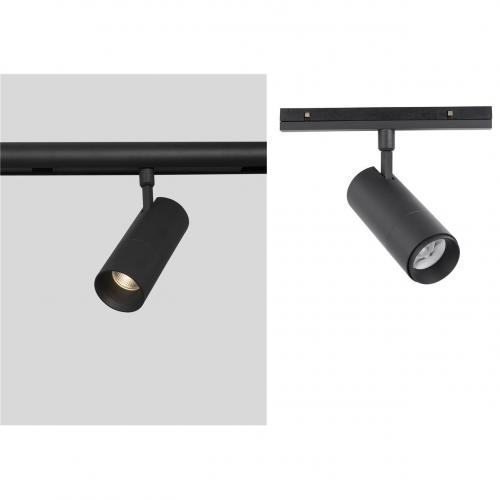 NOVA LUCE - LED Dimmable Track spot  Ø:6.5, L:24.5, H:21 cm.  9136164  BUXTON L   20W DC48V Bridgelux 954Lm  CRI>90 UGR<13 ∡36° 3000K IP20