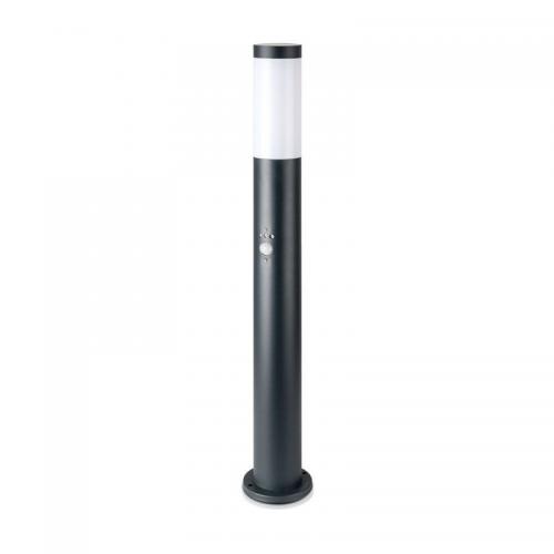 V-TAC - Е27 Градинска Лампа 110cm PIR Сензор Неръждавейка Стомана Сив IP44 SKU 8968 VT-838