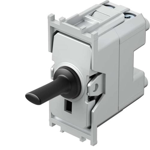 TEM - SP60PB 2-wau switch 16A, color Black, Edge