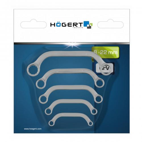 Högert Technik - Half moon spanners 5pcs HT1W599