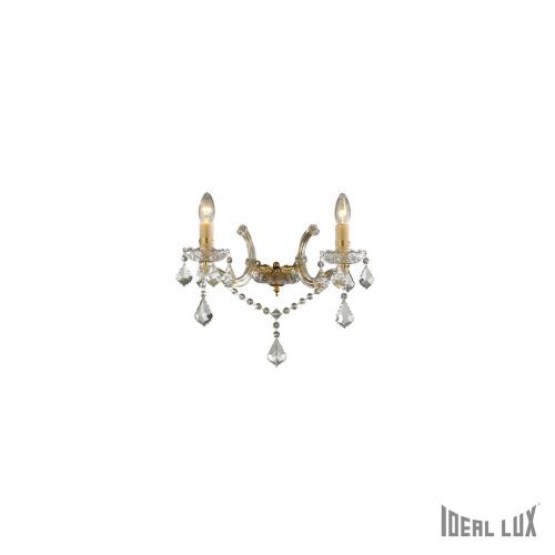 IDEAL LUX - Аплик  FLORIAN AP2 Oro 035659