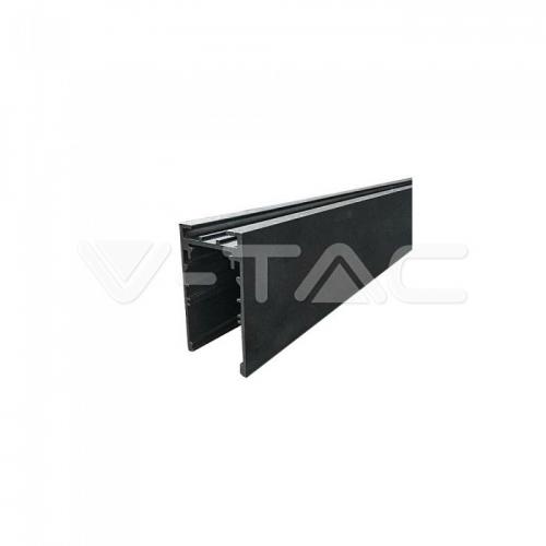 V-TAC - Релса за Вграждане Магнитен Осветител Черна 0.5м SKU: 7950