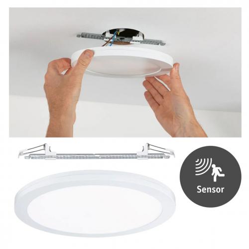 PAULMANN - 95392  LED recessed panel 2in1 Cover-it round 330mm ◼22W◼ 1700lm◼ 4000K✴White matt
