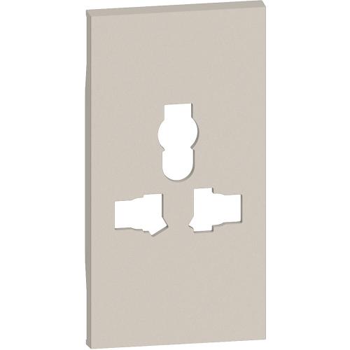 BTICINO - KM59 Cover for multistandard socket item K4139 - 2 modules, Sand