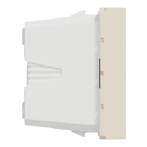 SCHNEIDER ELECTRIC - NU302044 Контактен излаз слонова кост евроамерикански стандарт 2P 16A - 250V New Unica винтово свързване
