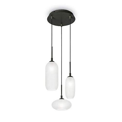 IDEAL LUX - pendant luminaire  YOGA SP3 Nero 173009