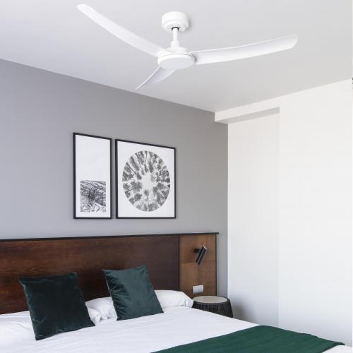FARO - SIROS White ceiling fan with DC motor 33804WP