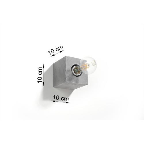 SOLLUX - wall lamp  ABEL concrete SL.0682